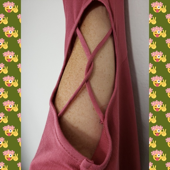 NEW casual chic comfy pink day dress - Picture 4 of 5